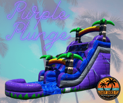 Purple Plunge - 18' Single Lane Slide Purple Plunge - 18' Single Lane Slide
