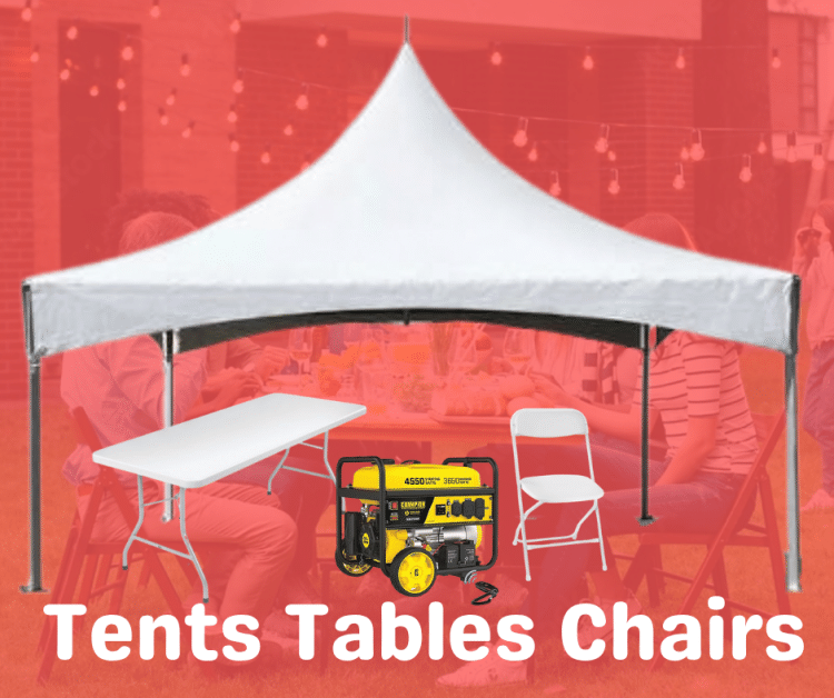 Tents Tables Chairs